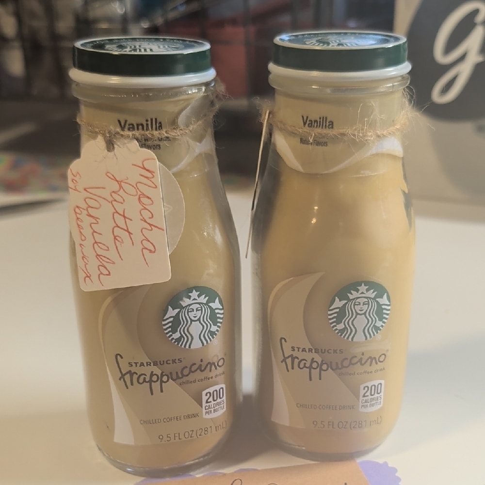 Vanilla Coffee Frappuccino Soy Beeswax All Natural Candle.